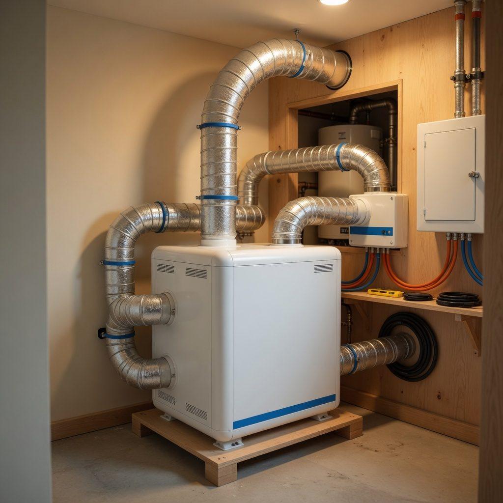Komponenten, Funktion und Einbindung in die Haustechnik – Kontrollierte Wohnraumlüftung – Heizung-Haustechnik