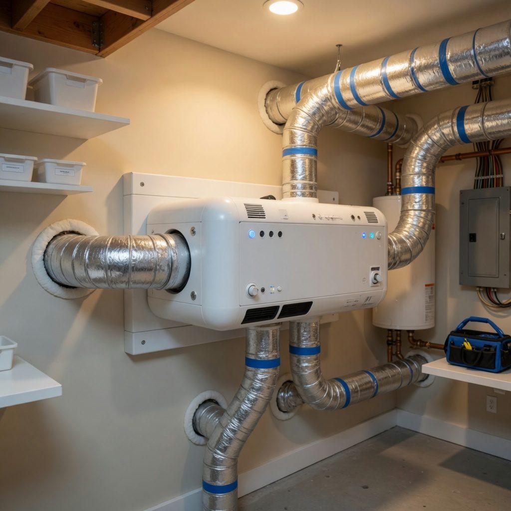 Funktion, Komponenten und Einbindung in die Haustechnik – Kontrollierte Wohnraumlüftung – Heizung-Haustechnik