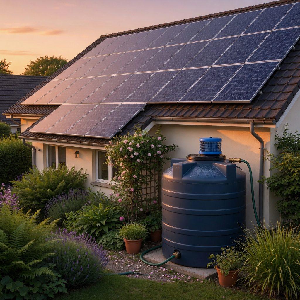 Photovoltaik Regenwassernutzung Heizung-Haustechnik